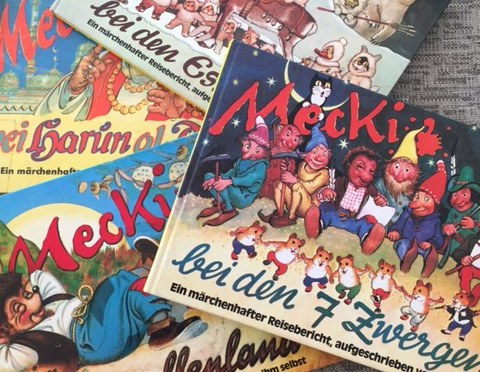 Mecki Bücher – Blogparade von Geschichtenwolke